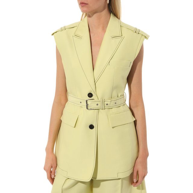 фото Жилет из шерсти и шелка lvir