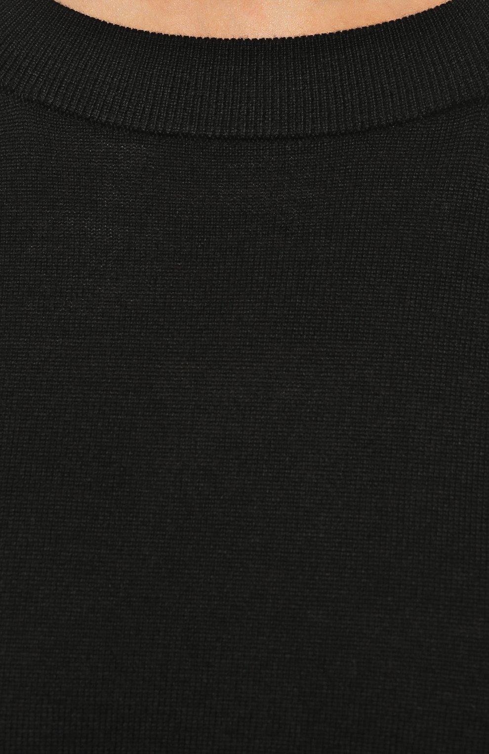 Шерстяной пуловер BOSS 50473239, цвет чёрный, размер 42 - фото 5