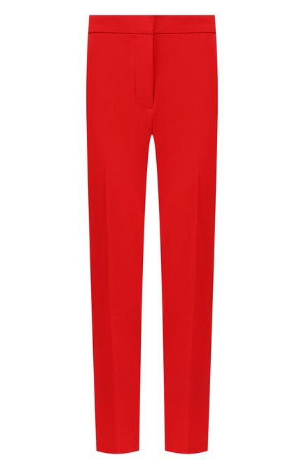 Женские брюки RAG&BONE красного цвета, арт. WAW20S7020M420 | Фото 1 (Длина (брюки, джинсы): Стандартные; Материал внешний: Синтетический материал; Женское Кросс-КТ: Брюки-одежда; Силуэт Ж (брюки и джинсы): Прямые)