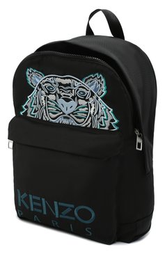 Женский рюкзак kampus KENZO черного цвета, арт. FA65SF300F20 | Фото 4 (Региональные ограничения белый список (Axapta Mercury): RU; Материал: Текстиль; Стили: Спорт; Размер: large)