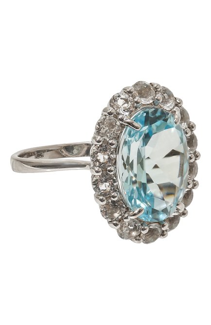 Женское кольцо SECRETS JEWELRY светло-голубого цвета, арт. КГТОС0101 | Фото 1 (Материал: Серебро)
