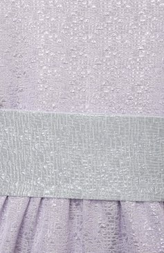 Детское платье DESIGNERS CAT сиреневого цвета, арт. 100000K01000740/4A-8A | Фото 3 (Случай: Вечерний; Рукава: Короткие; Материал внешний: Синтетический материал, Хлопок; Региональные ограничения белый список (Axapta Mercury): RU; Девочки Кросс-КТ: Платье-одежда; Материал подклада: Хлопок; Ростовка одежда: 6 лет | 116 см, 8 лет | 128 см)