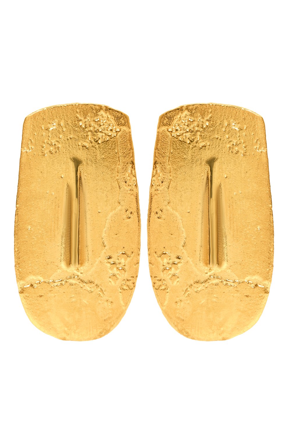 Женские серьги masks STATEMENTS золотого цвета, арт. VO E 02M S | Фото 1 (Материал: Серебро)