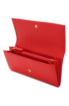 Женские кожаный кошелек COCCINELLE красного цвета, арт. E2 FW5 11 03 01 | Фото 3 (Материал: Натуральная кожа)