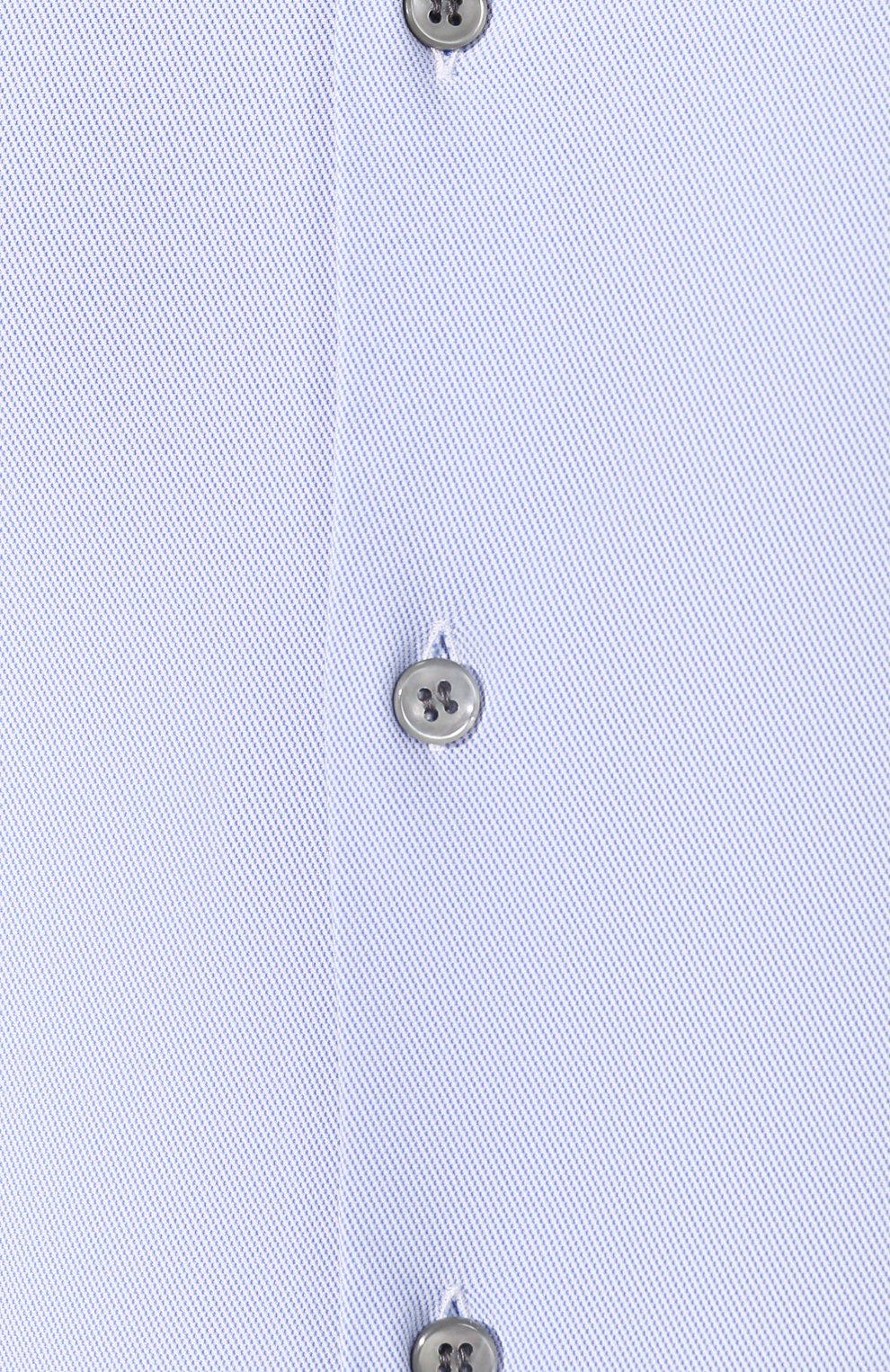 Мужская рубашка GIORGIO ARMANI голубого цвета, арт. 8WGCCZ97/JZ561 | Фото 5 (Манжеты: На пуговицах; Воротник: Кент; Рукава: Длинные; Случай: Повседневный; Материал внешний: Синтетический материал; Длина (для топов): Стандартные; Материал сплава: Проставлено; Принт: Однотонные; Драгоценные камни: Проставлено; Мужское Кросс-КТ: Рубашка-одежда)