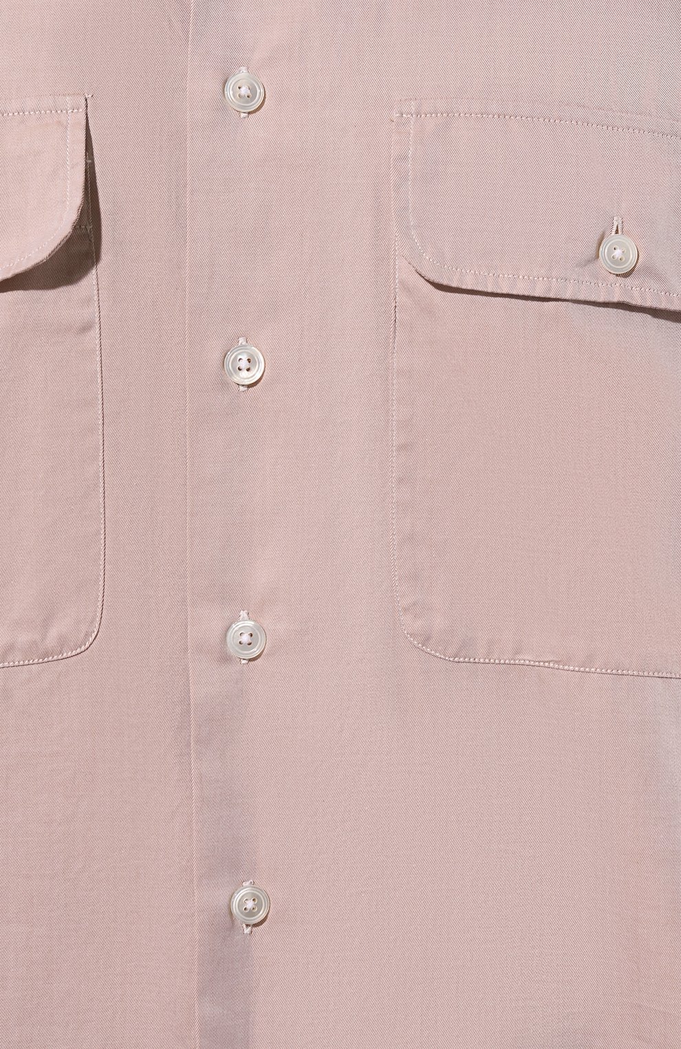 Мужская хлопковая рубашка MUST светло-розового цвета, арт. CP0/P201 | Фото 5 (Манжеты: На пуговицах; Рукава: Длинные; Воротник: Акула; Случай: Повседневный; Длина (для топов): Стандартные; Материал сплава: Проставлено; Материал внешний: Хлопок; Принт: Однотонные; Драгоценные  камни: Проставлено; Стили: Кэжуэл)