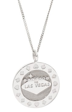 Женская подвеска на цепочке vegas LEVASHOVAELAGINA серебряного цвета, арт. vegas/n | Фото 3 (Материал: Металл)