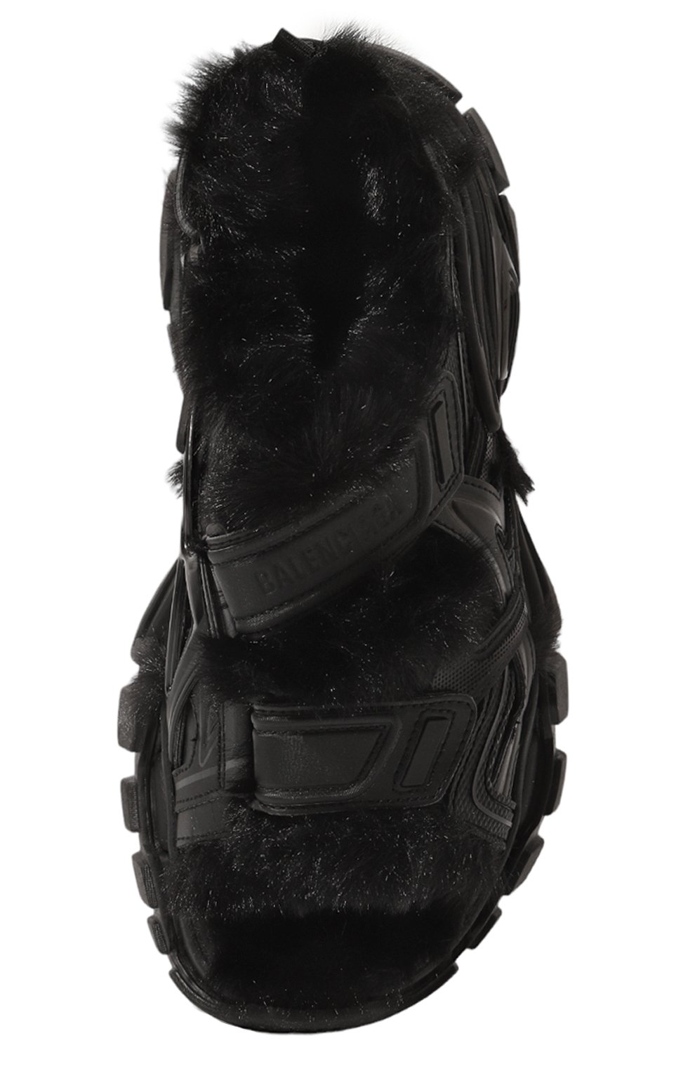 Женские комбинированные сандалии track BALENCIAGA черного цвета, арт. 668560W3CQ3 | Фото 6 (Материал внешний: Экокожа, Текстиль; Материал утеплителя: Экомех)