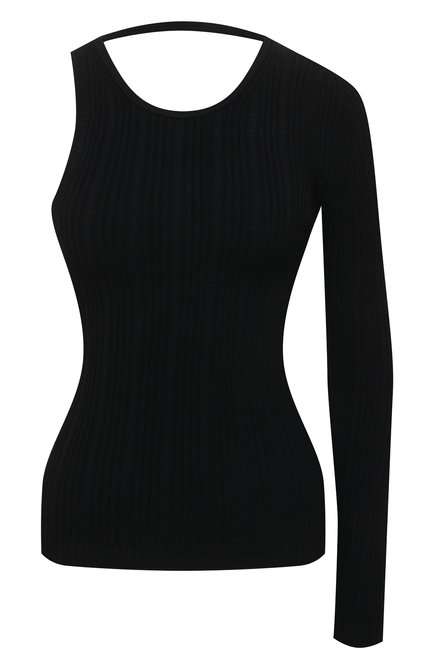 Женский пуловер из вискозы N21 черного цвета по цене 45000 руб., арт. 22E N2M0/A014/7570 | Фото 1