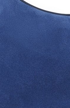 Женская сумка fortune cookie YUZEFI синего цвета, арт. YUZPF23-HB-FC-S001 | Фото 3 (Сумки-технические: Сумки top-handle; Размер: medium; Материал: Натуральная кожа, Натуральная замша; Материал сплава: Проставлено; Драгоценные камни: Проставлено)
