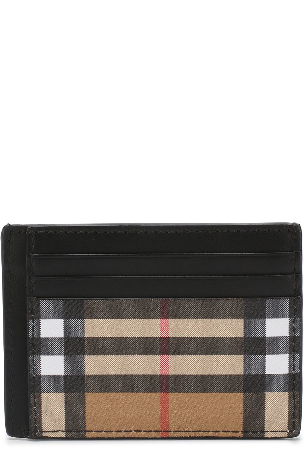 Мужской кожаный футляр для кредитных карт BURBERRY бежевого цвета, арт. 4074442 | Фото 1 (Материал: Натуральная кожа; Статус проверки: Проверено, Проверена категория)