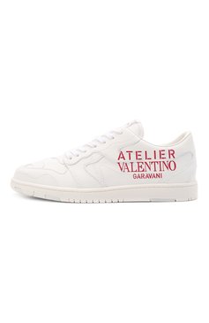 Мужские кожаные кеды atelier shoes 07 camouflage edition VALENTINO белого цвета, арт. WY2S0E73/BMH | Фото 3 (Материал внутренний: Натуральная кожа; Материал сплава: Проставлено; Стили: Классический; Материал утеплителя: Без утеплителя; Подошва: Плоская; Драгоценные камни: Проставлено; Длина стельки: 25,0, 25,6, 26,0, 26,3, 26,6, 27,0, 27,3, 27,6, 28,0, 28,3, 28,6, 29,0, 29,6)