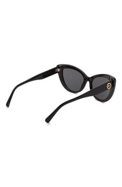 Женские солнцезащитные очки VERSACE черного цвета, арт. 4388-GB1/87 | Фото 4 (Тип очков: С/з; Оптика Гендер: оптика-женское; Очки форма: Cat-eye)