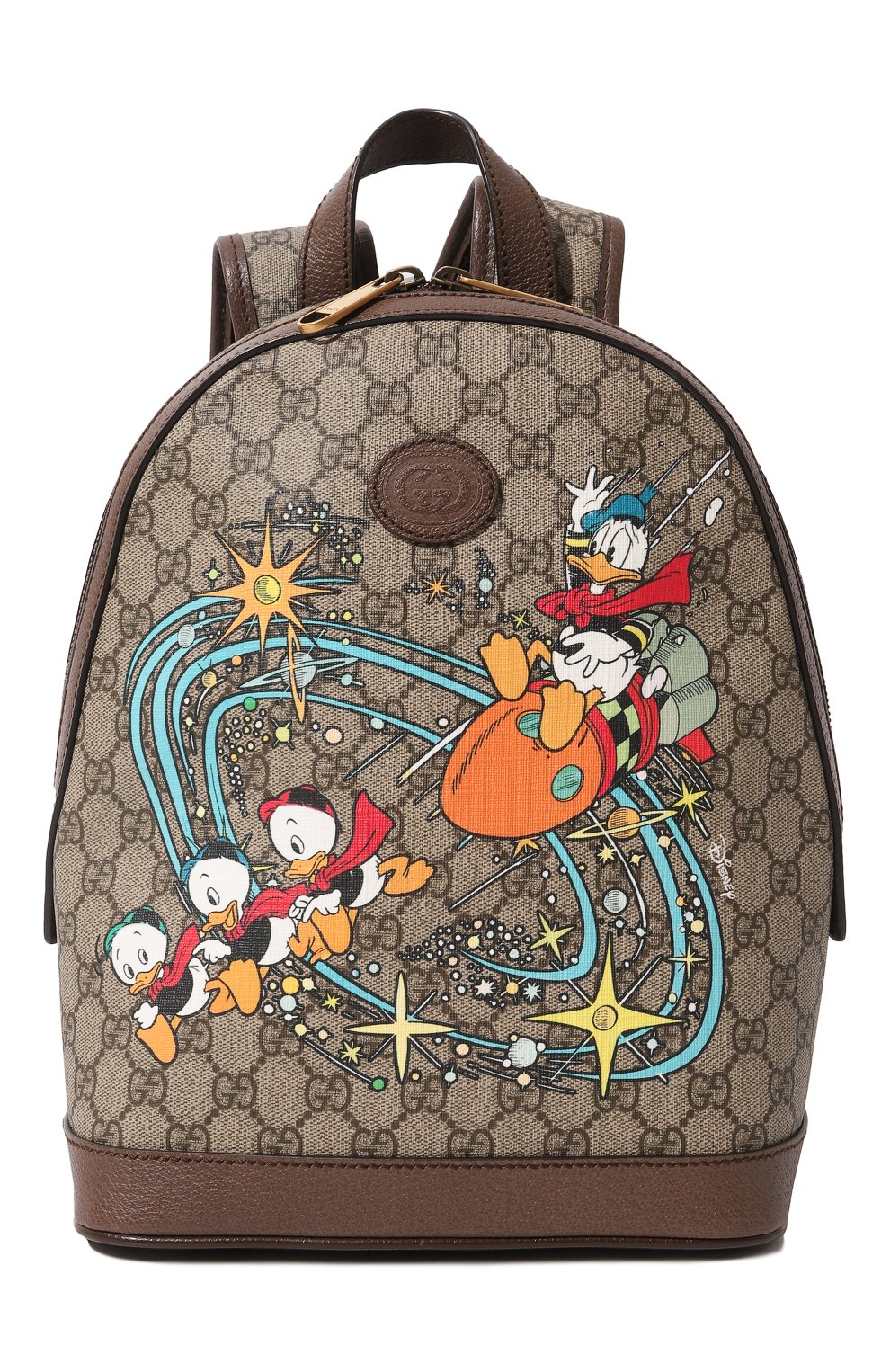 Женский бежевый рюкзак disney x gucci GUCCI купить в интернет-магазине ...
