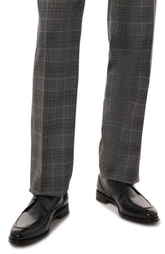 Мужские кожаные дерби BARRETT темно-синего цвета, арт. 222U064.8 | Фото 3 (Материал внутренний: Натуральная кожа; Материал сплава: Проставлено; Нос: Не проставлено; Стили: Классический)