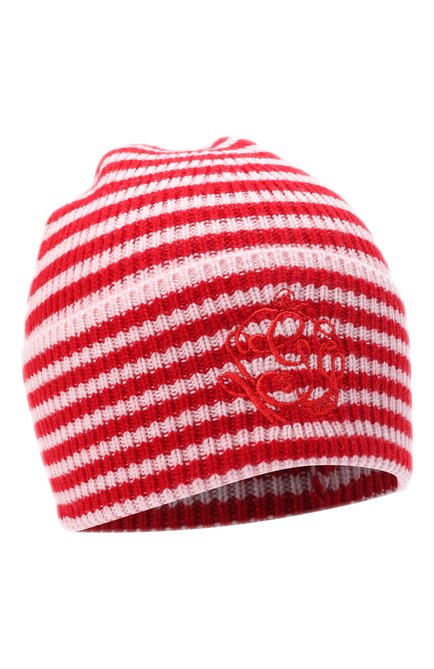 Женская шапка из шерсти и кашемира GANNI красного цвета, арт. A3949 | Фото 1 (Материал: Шерсть, Текстиль)