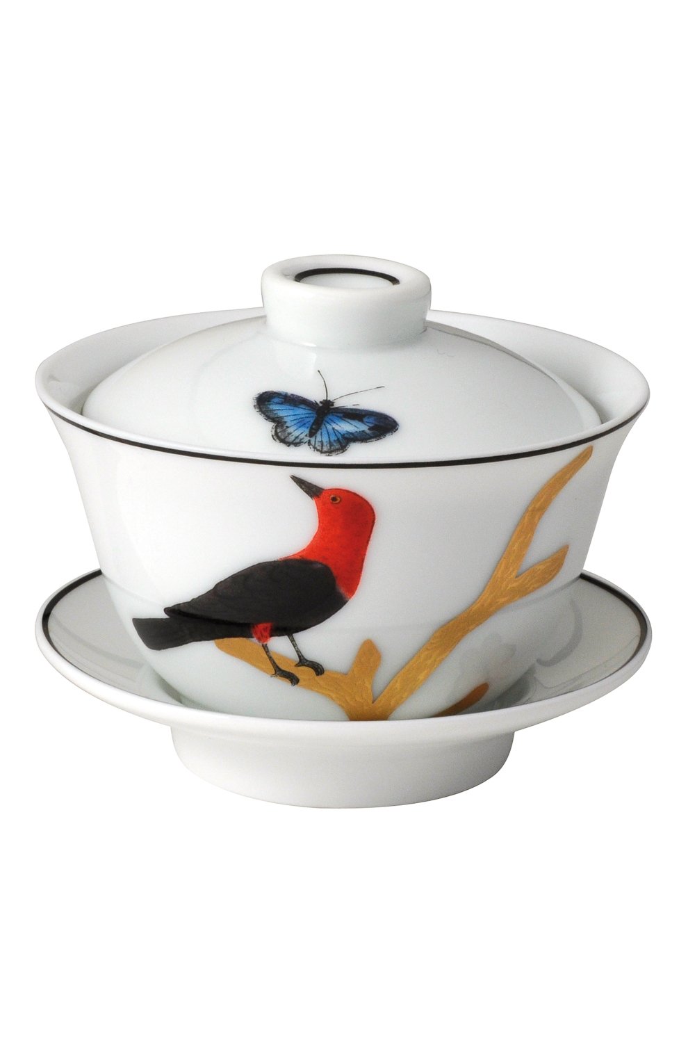 Чаша aux oiseaux BERNARDAUD разноцветного цвета, арт. 2488/1305 | Фото 1 (Интерьер Кросс-КТ: Обеденная посуда; Ограничения доставки: fragile-2)