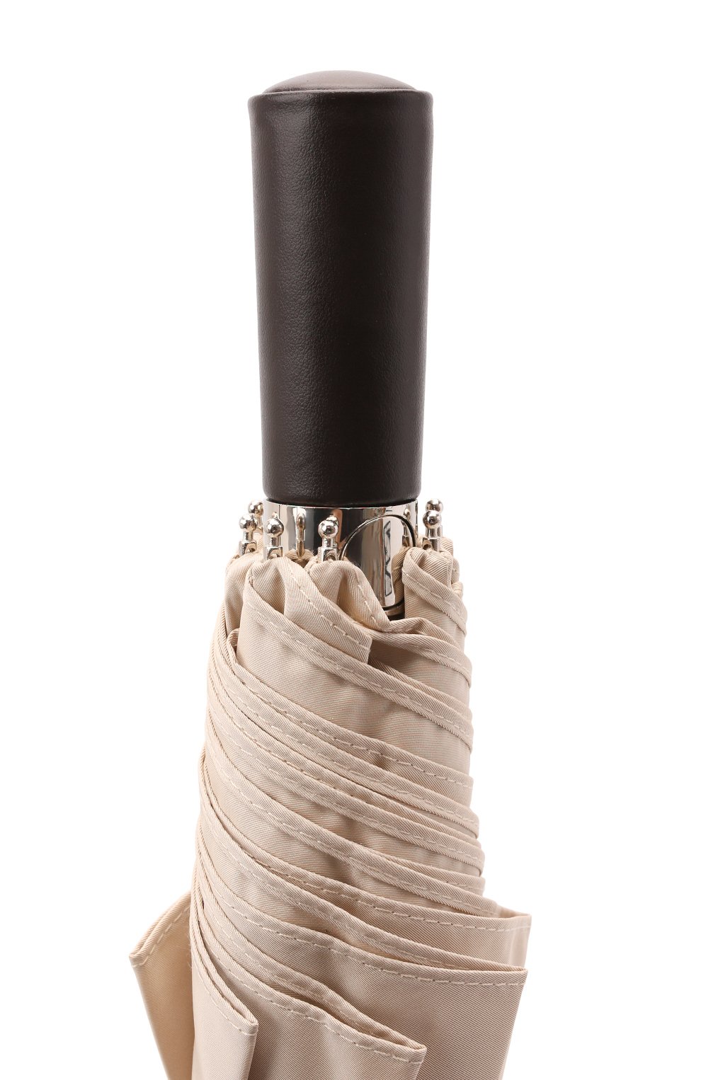 Женский складной зонт LORO PIANA кремвого цвета, арт. FAM1316 | Фото 6 (Материал: Текстиль, Металл)