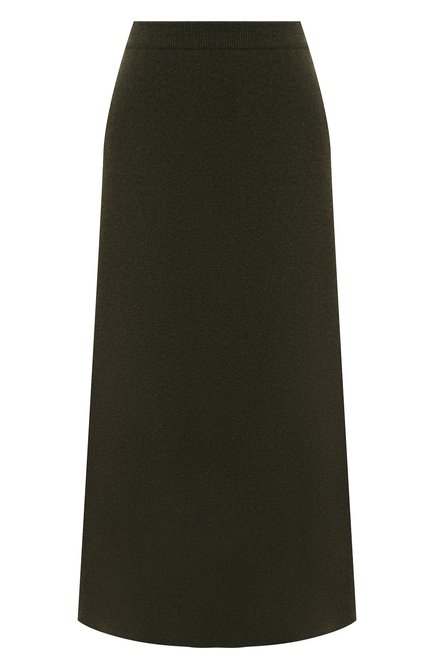 Женская кашемировая юбка LORO PIANA зеленого цвета по цене 212000 руб., арт. FAI8078 | Фото 1