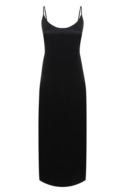 Женская шелковая сорочка LA PERLA черного цвета по цене 32600 руб., арт. 0020292 | Фото 1