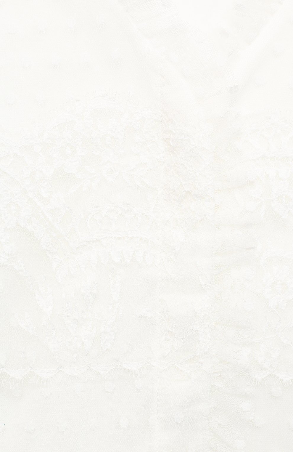 Детское кружевная блузка из хлопка DESIGNERS CAT бежевого цвета, арт. 100000K01000036/14A | Фото 3 (Рукава: Длинные; Материал внешний: Синтетический материал; Материал подклада: Хлопок)