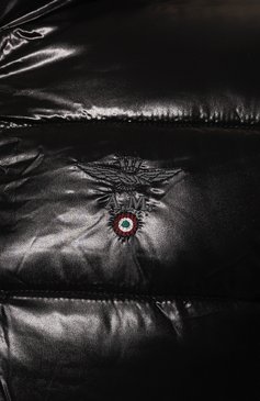 Мужская утепленная куртка AERONAUTICA MILITARE черного цвета, арт. 222AB2029CT3011 | Фото 5 (Кросс-КТ: Куртка; Рукава: Длинные; Материал внешний: Синтетический материал; Мужское Кросс-КТ: утепленные куртки; Материал сплава: Проставлено; Материал подклада: Синтетический материал; Драгоценные камни: Проставлено; Длина (верхняя одежда): Короткие; Стили: Кэжуэл)