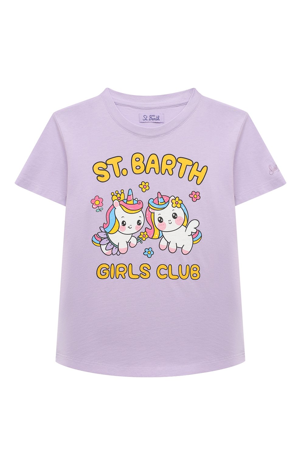 Хлопковая футболка MC2 Saint Barth STBK/EMMA/04836D