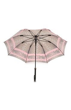 Женский зонт-трость MOSCHINO леопардового цвета, арт. 8138-63AUT0 | Фото 3 (Материал: Текстиль, Синтетический материал, Металл)
