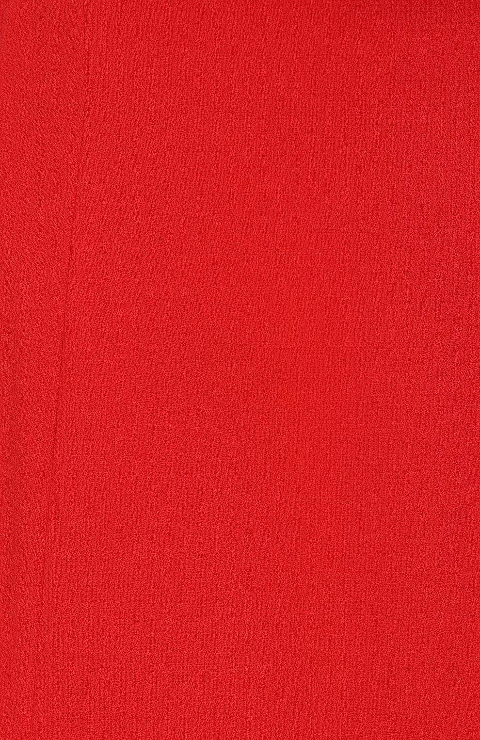 Женская юбка-шорты ULYANA SERGEENKO красного цвета, арт. 1773т18 (GNC001FW18P) | Фото 5 (Длина Ж (юбки, платья, шорты): Мини; Женское Кросс-КТ: Юбка-одежда, юбка-шорты; Материал внешний: Вискоза; Стили: Кэжуэл; Статус проверки: Проверена категория)