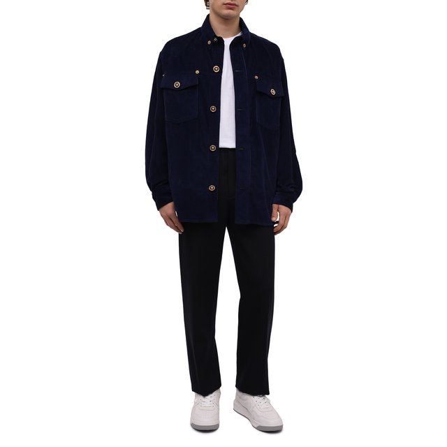 фото Хлопковая куртка-рубашка versace