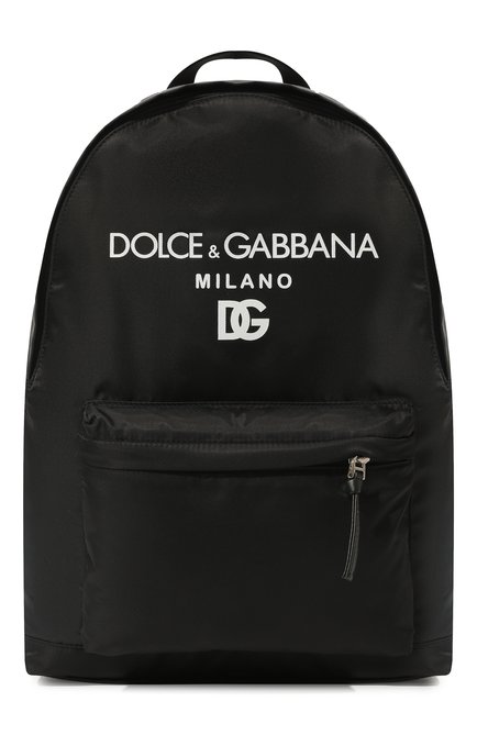 Детская рюкзак DOLCE & GABBANA черного цвета, арт. EM0074/AK441 | Фото 1 (Материал: Текстиль)