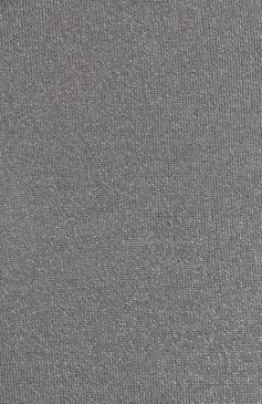 Женский топ из кашемира и шелка BRUNELLO CUCINELLI серого цвета, арт. M41810000 | Фото 5 (Материал внешний: Шерсть, Кашемир; Рукава: Короткие; Длина (для топов): Стандартные; Кросс-КТ: Трикотаж; Стили: Кэжуэл)