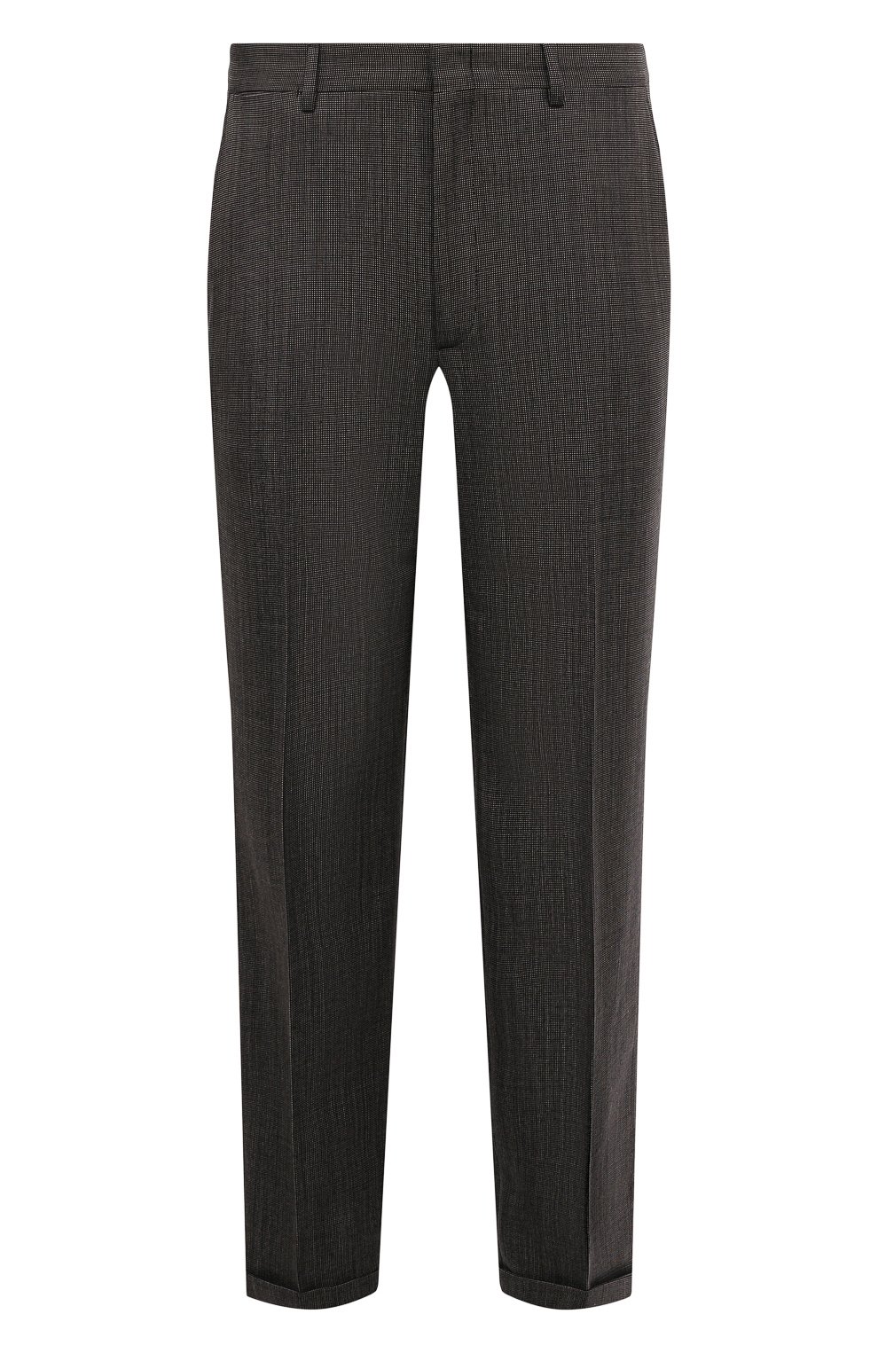Мужские черно-белые шерстяные брюки GUCCI купить в интернет-магазине ЦУМ,арт. 568769 ZABKN