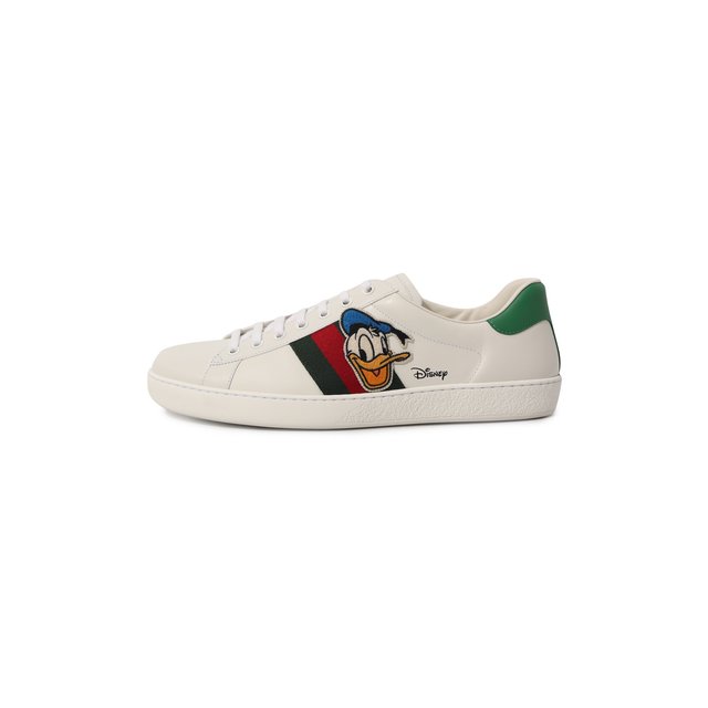 Кожаные кеды Ace Disney x Gucci Gucci  649399 1XG60 Фото 4