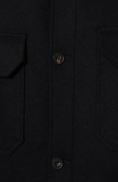 Мужская куртка-рубашка из шерсти и кашемира CORNELIANI темно-синего цвета, арт. 92LI35-3818540 | Фото 5 (Кросс-КТ: Куртка; Мужское Кросс-КТ: шерсть и кашемир; Материал внешний: Шерсть; Рукава: Длинные; Материал сплава: Проставлено; Материал подклада: Синтетический материал; Драгоценные камни: Проставлено; Длина (верхняя одежда): Короткие; Стили: Кэжуэл)