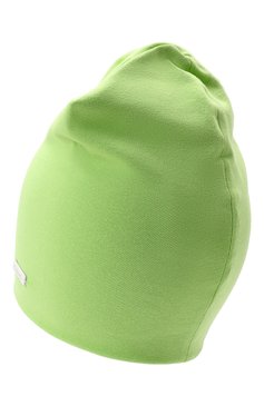 Детского хлопковая шапка IL TRENINO салатового цвета, арт. 22 8093 | Фото 2 (Материал: Текстиль, Хлопок)