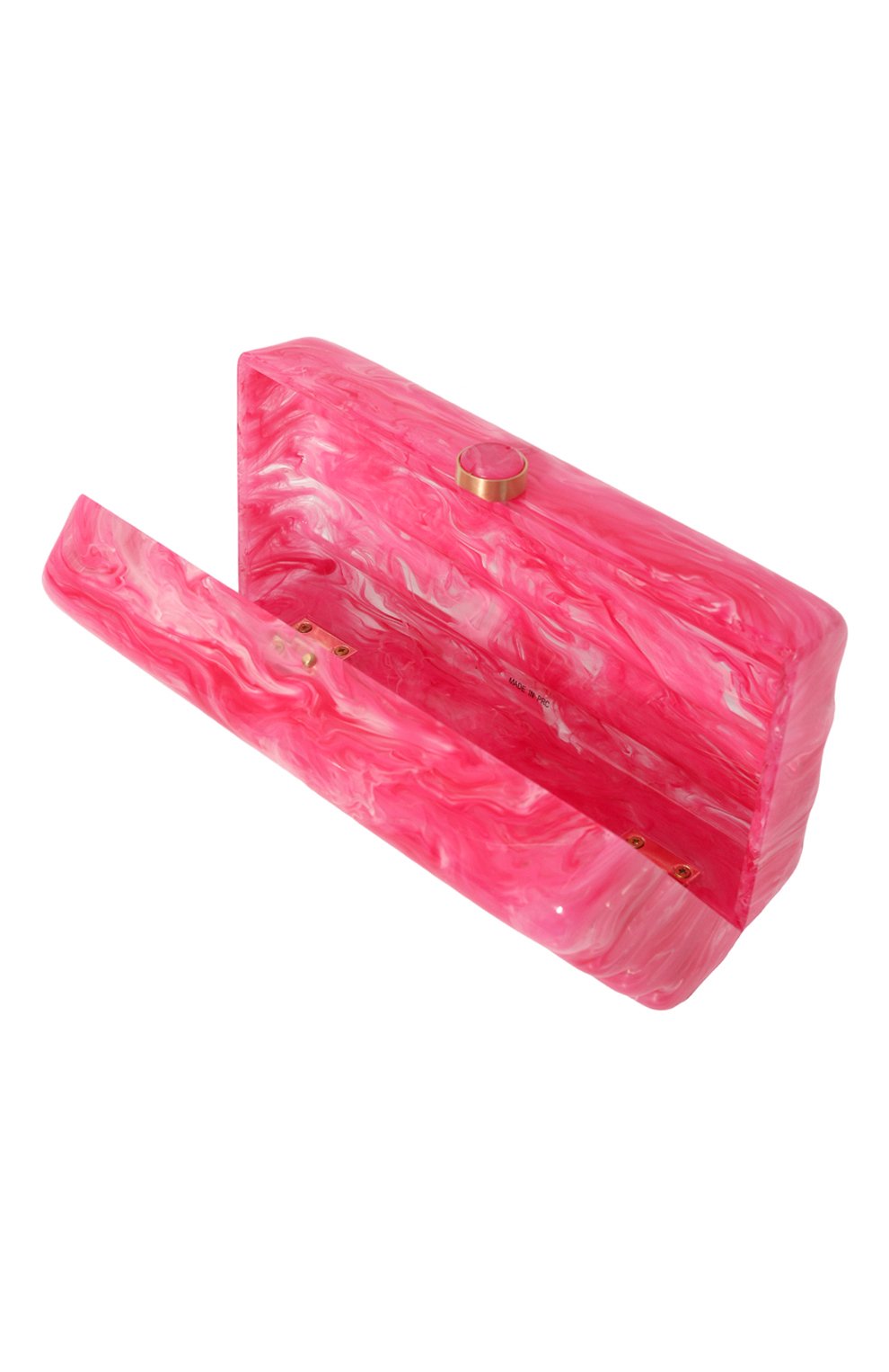 Женский клатч enid CULT GAIA розового цвета, арт. CL1139AC | Фото 5 (Материал сплава: Проставлено; Женское Кросс-КТ: Клатч-клатчи; Драгоценные камни: Проставлено; Размер: small; Материал: Экокожа)