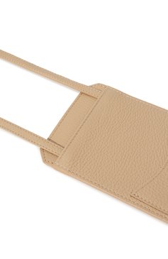 Кожаный чехол для iphone KITON бежевого цвета, арт. DKAPN00739 | Фото 3 (Женское Кросс-КТ: Кожа iPhone; Региональные ограничения белый список (Axapta Mercury): Не проставлено; Материал: Натуральная кожа; Нос: Не проставлено)
