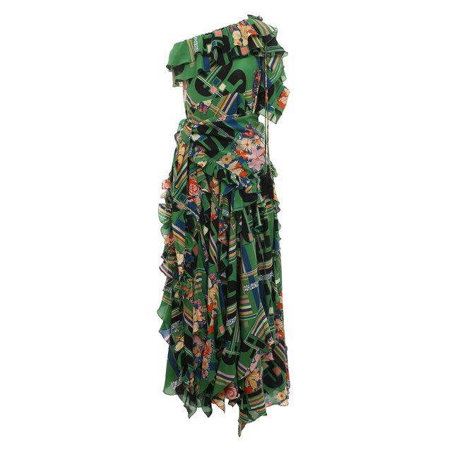 фото Шелковое платье gucci