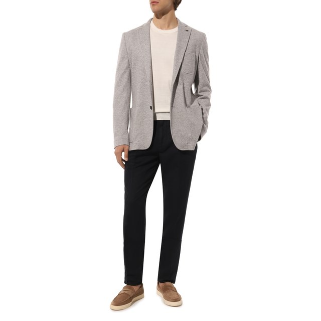 фото Замшевые слипоны brunello cucinelli