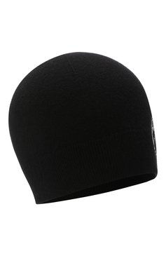 Мужская кашемировая шапка BURBERRY черного цвета, арт. 8045083 | Фото 1 (Материал: Текстиль, Кашемир, Шерсть; Кросс-КТ: Трикотаж)