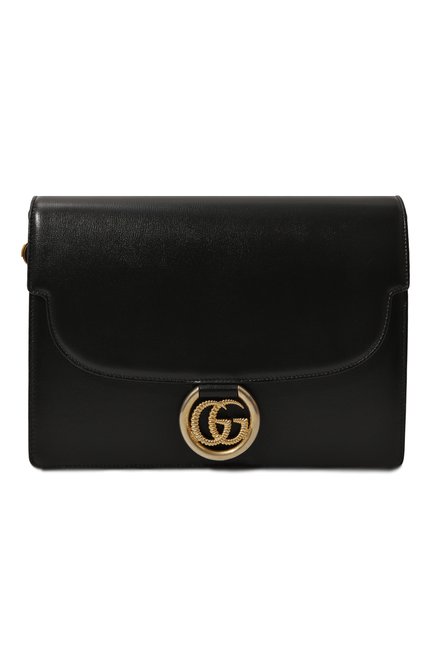 Женская сумка gg rings small GUCCI черного цвета по цене 289800 руб., арт. 589471 1DB0G | Фото 1