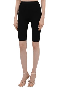 Женские шорты из вискозы SAINT LAURENT черного цвета, арт. 657443/Y75BE | Фото 3 (Женское Кросс-КТ: Шорты-одежда; Стили: Гламурный; Региональные ограничения белый список (Axapta Mercury): RU; Кросс-КТ: Трикотаж; Длина Ж (юбки, платья, шорты): До колена; Материал внешний: Вискоза)