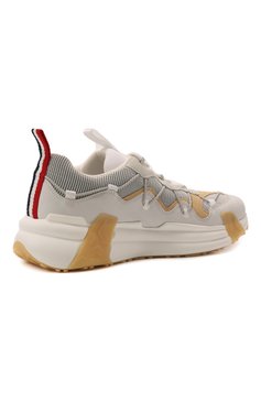Мужские комбинированные кроссовки compassor MONCLER кремвого цвета, арт. H1-09A-4M002-10-M1763 | Фото 5 (Материал внешний: Текстиль; Материал внутренний: Натуральная кожа, Текстиль; Материал сплава: Проставлено; Стили: Классический; Материал утеплителя: Без утеплителя; Подошва: Массивная; Драгоценные камни: Проставлено)