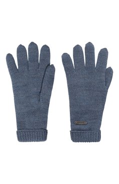 Детские шерстяные перчатки IL TRENINO синего цвета, арт. CL-4063/J | Фото 2 (Материал: Текстиль, Шерсть; Материал сплава: Проставлено; Нос: Не проставлено)