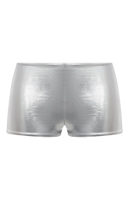Женские шорты SAINT LAURENT серебряного цвета по цене 47550 руб., арт. 670131/Y6D33 | Фото 1