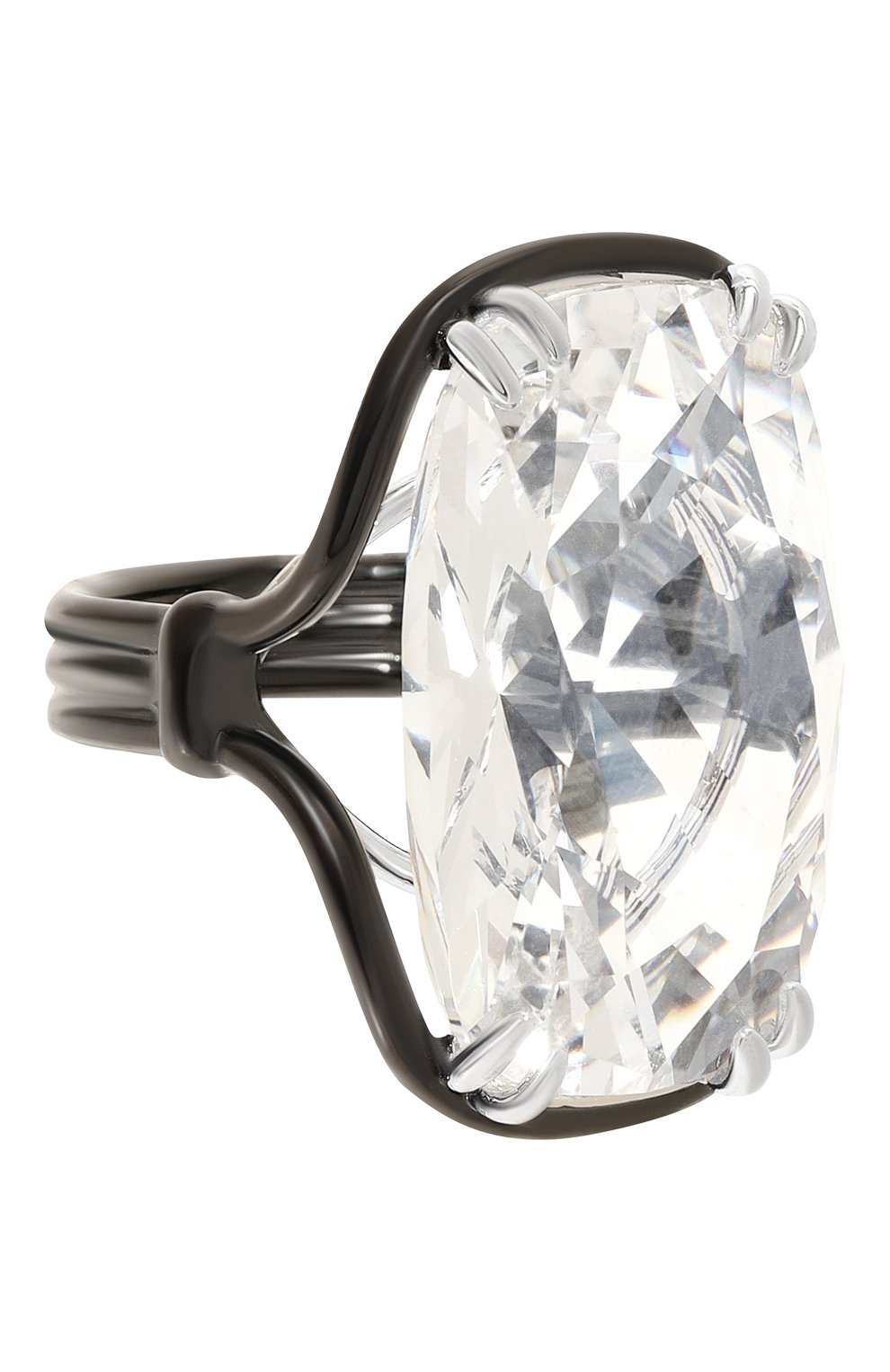Женское черное кольцо harmonia SWAROVSKI купить в интернет-магазине ЦУМ ...