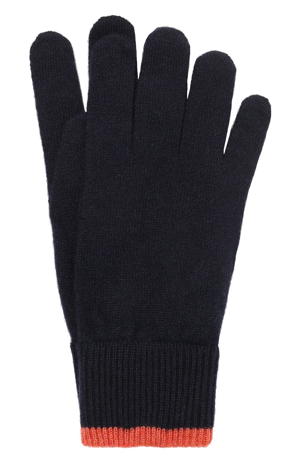 Детские кашемировые перчатки BRUNELLO CUCINELLI синего цвета, арт. B22M90100C | Фото 1 (Материал: Текстиль, Кашемир, Шерсть; Материал сплава: Проставлено; Нос: Не проставлено)