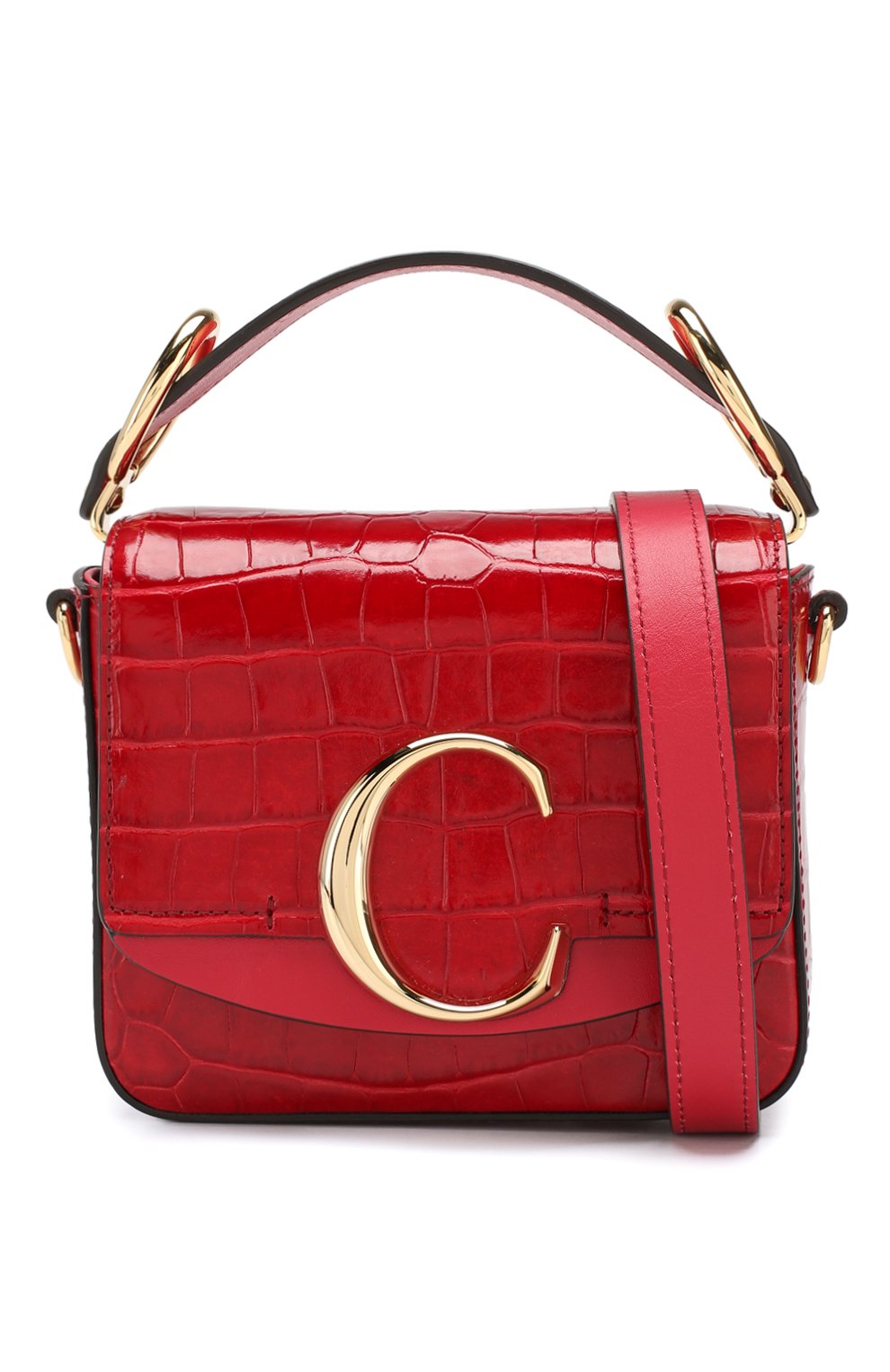 Cross body bags Chloe' - C mini smooth leather bag - CHC19US193A37001