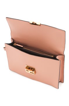 Женская сумка kan mini FENDI розового цвета, арт. 8M0435 A5DY | Фото 4 (Сумки-технические: Сумки через плечо; Материал: Натуральная кожа; Размер: mini; Ремень/цепочка: На ремешке)